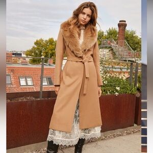 Wilfred Waldorf Coat - Size Small, Classic Camel colour